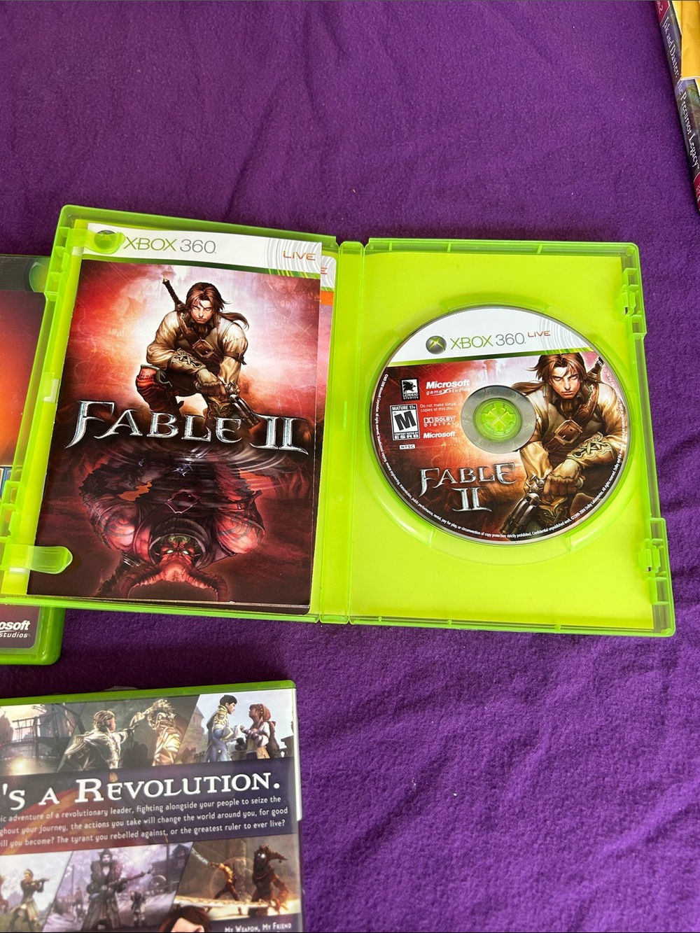 Microsoft Xbox Fable Trilogy Set - Purple with Green Accents - Picture 4 of 6